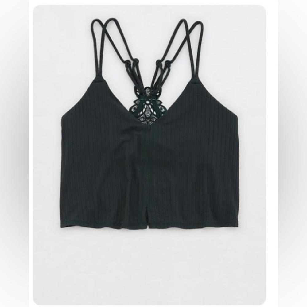 Aerie ribbed crop top bralette